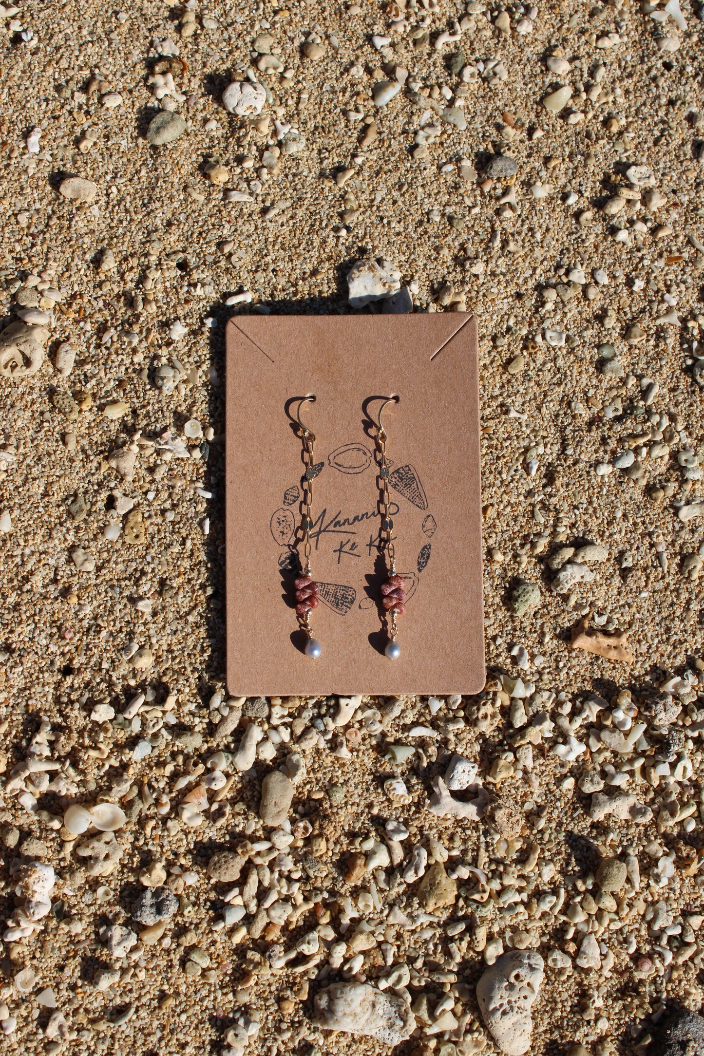 Dainty Kahelelani Earrings w/ Akoya Pearls