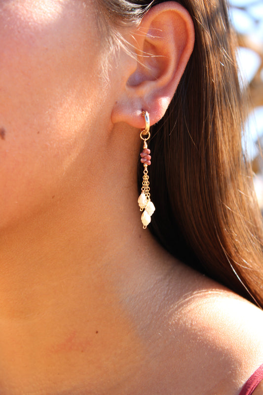 Kahelelani x Momi Huggie Earrings