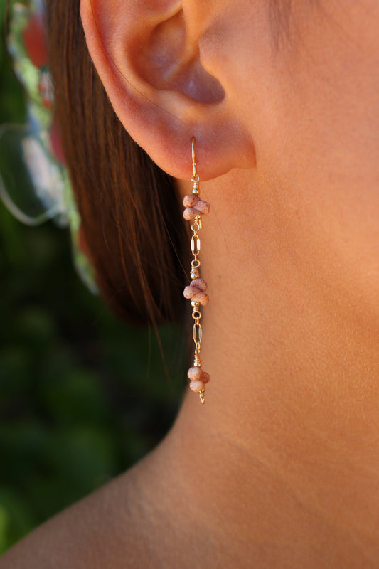Triple Kahelelani Drop Earrings