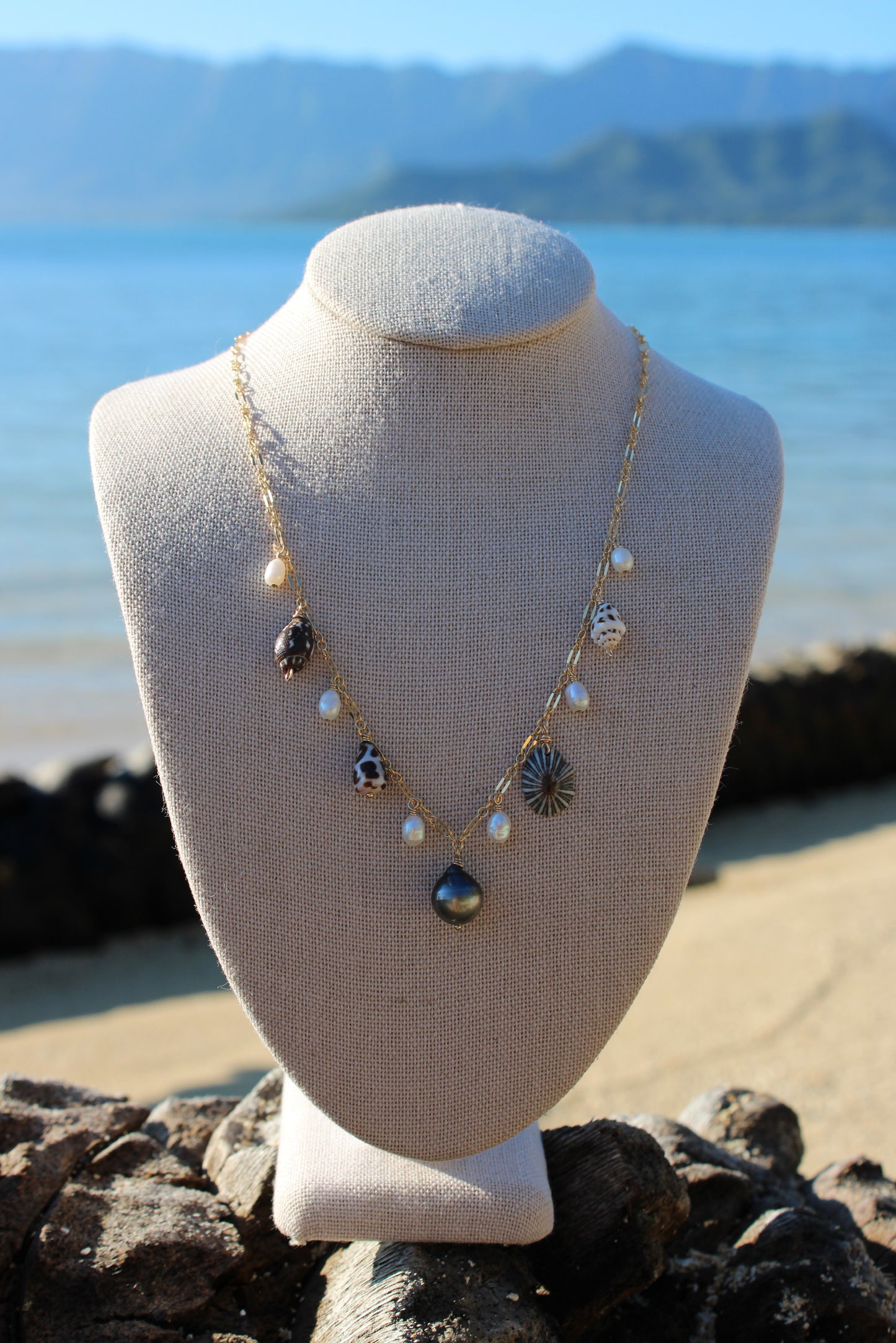 Tahitian Pearl Charm Necklace