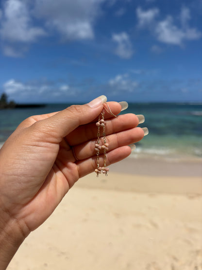 Triple Kahelelani Drop Earrings