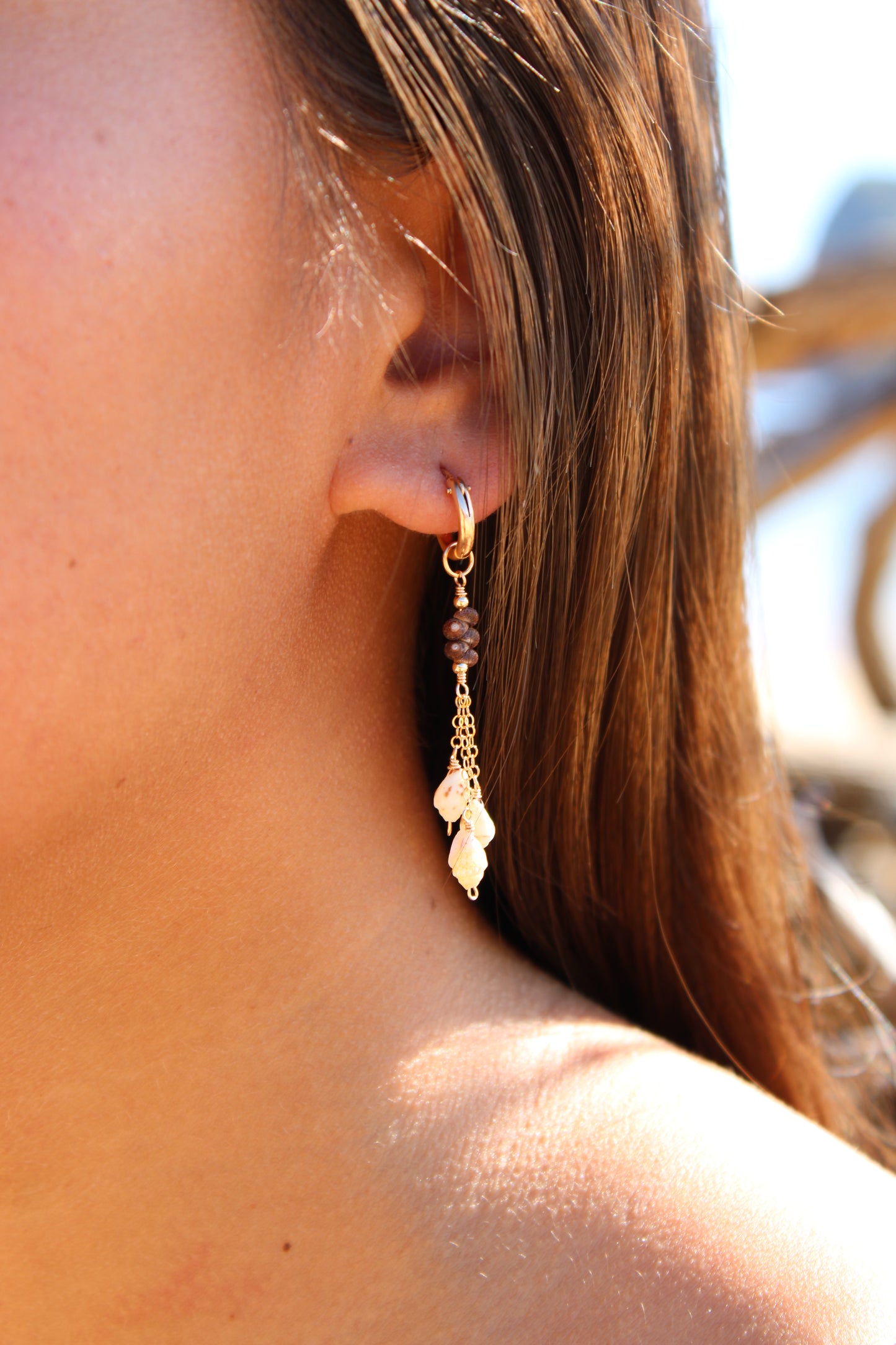 Kahelelani x Momi Huggie Earrings
