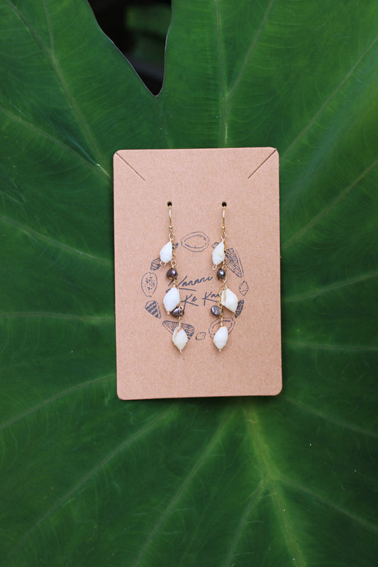 Momi x Freshwater Pearl Dangle Earrings