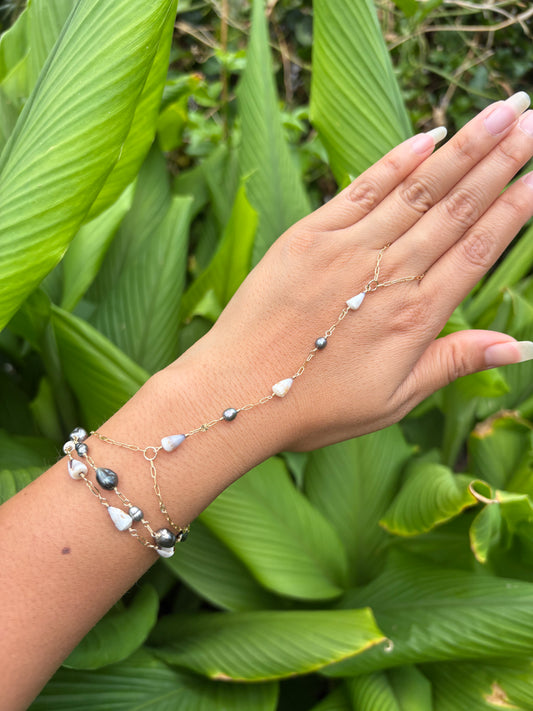 Mixed Shell Hand Chains