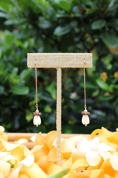 Kahelelani Bloom Threader Earrings