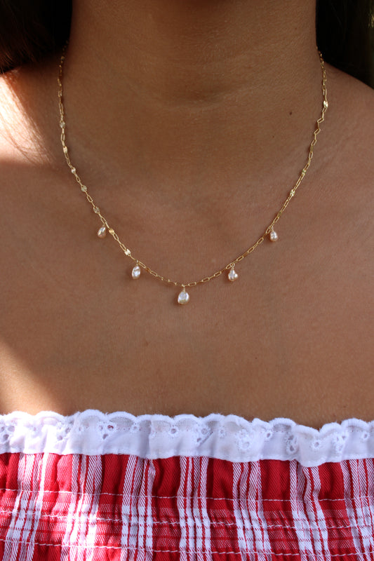Dainty Keshi Edison Pearl Necklace