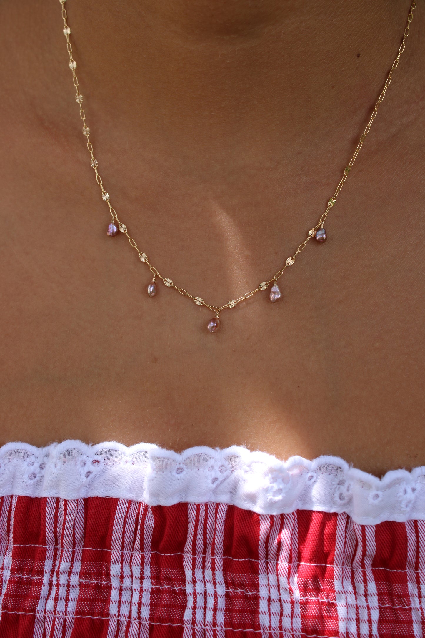 Dainty Keshi Edison Pearl Necklace
