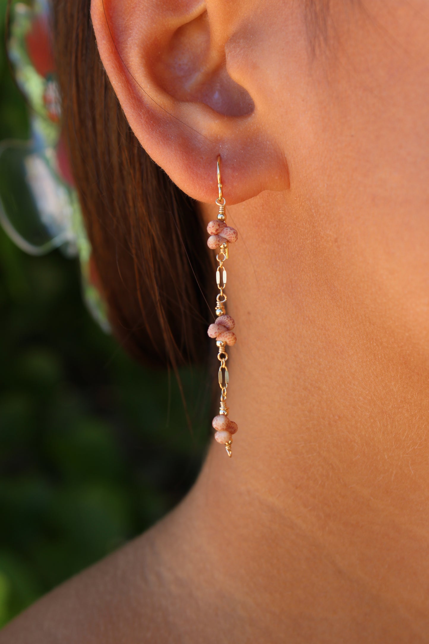 Triple Kahelelani Drop Earrings